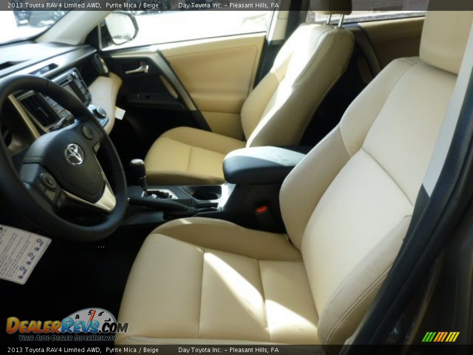 2013 Toyota RAV4 Limited AWD Pyrite Mica / Beige Photo #13