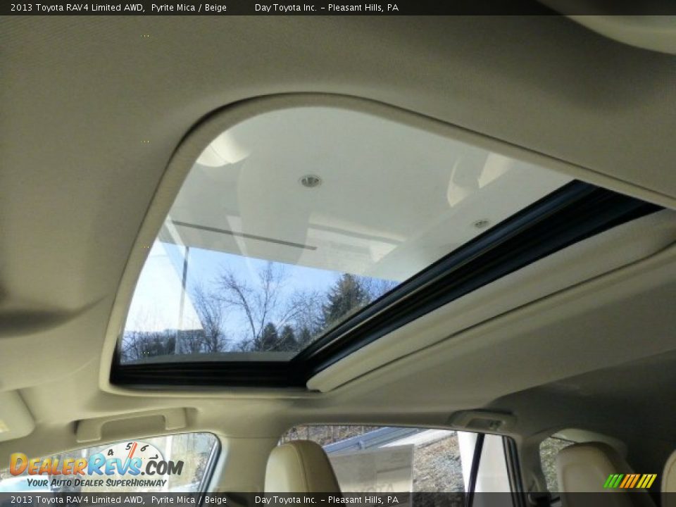 2013 Toyota RAV4 Limited AWD Pyrite Mica / Beige Photo #17