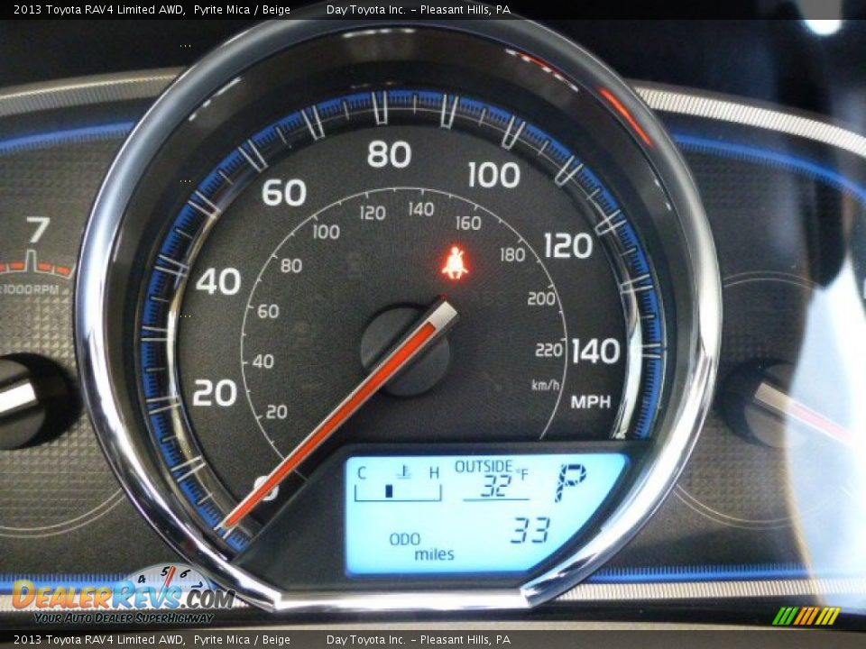 2013 Toyota RAV4 Limited AWD Pyrite Mica / Beige Photo #20