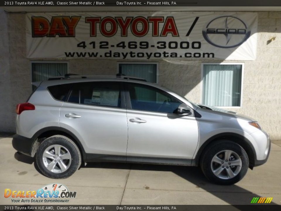 2013 Toyota RAV4 XLE AWD Classic Silver Metallic / Black Photo #1
