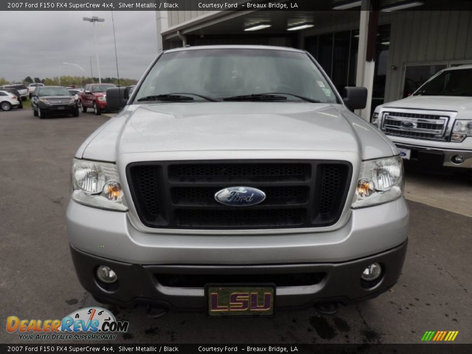 2007 Ford F150 FX4 SuperCrew 4x4 Silver Metallic / Black Photo #2