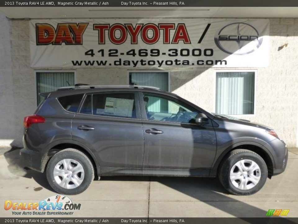 2013 Toyota RAV4 LE AWD Magnetic Gray Metallic / Ash Photo #1