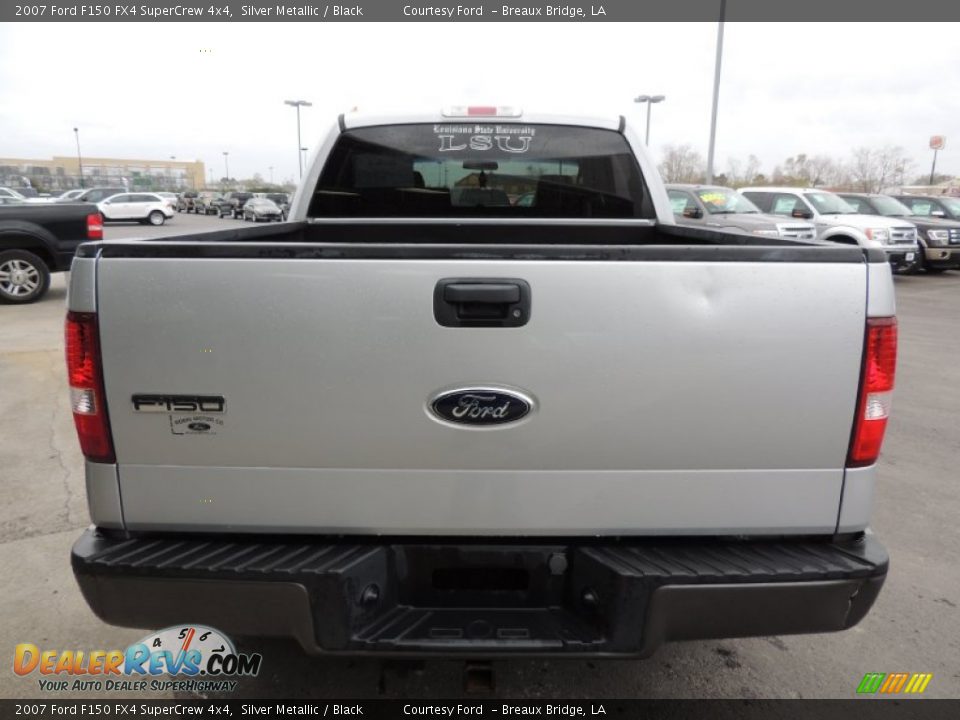 2007 Ford F150 FX4 SuperCrew 4x4 Silver Metallic / Black Photo #3