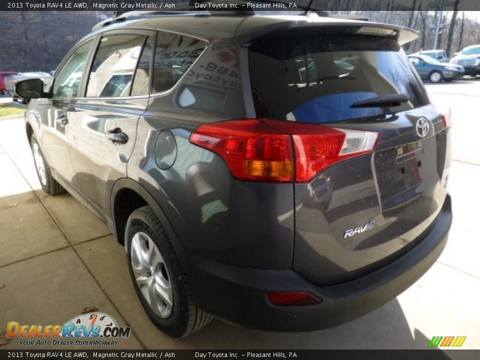 2013 Toyota RAV4 LE AWD Magnetic Gray Metallic / Ash Photo #4