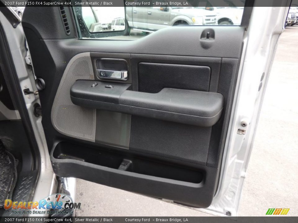 2007 Ford F150 FX4 SuperCrew 4x4 Silver Metallic / Black Photo #7