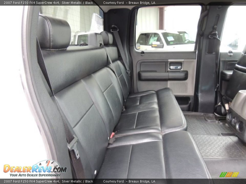 2007 Ford F150 FX4 SuperCrew 4x4 Silver Metallic / Black Photo #8