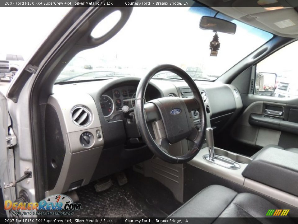 2007 Ford F150 FX4 SuperCrew 4x4 Silver Metallic / Black Photo #12