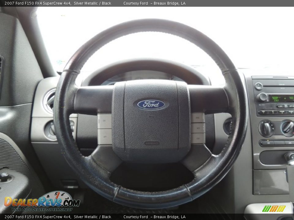 2007 Ford F150 FX4 SuperCrew 4x4 Silver Metallic / Black Photo #14