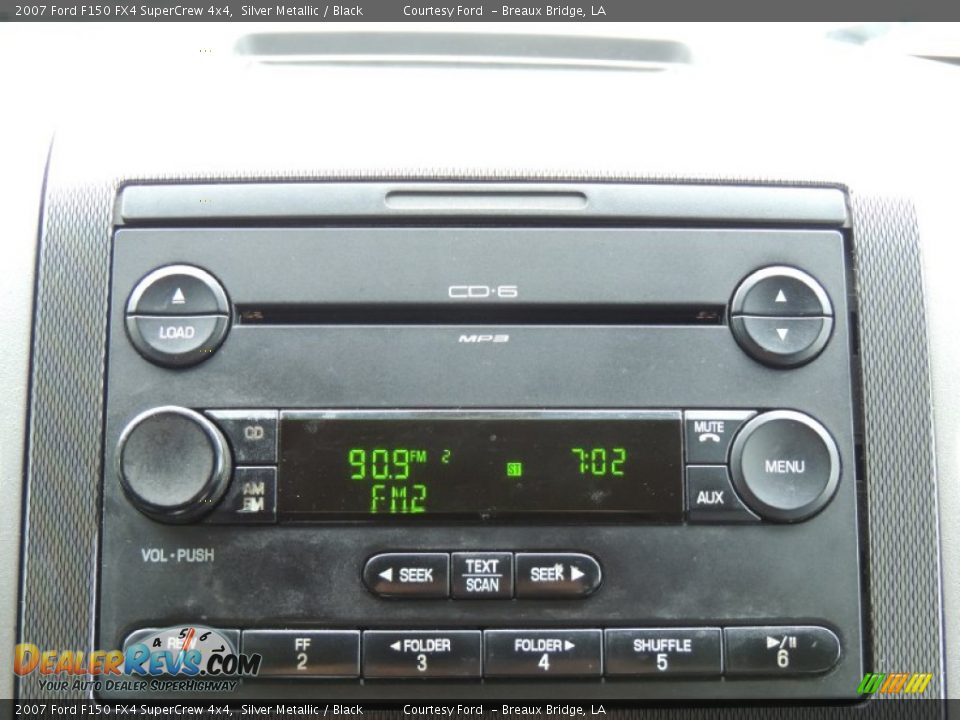 2007 Ford F150 FX4 SuperCrew 4x4 Silver Metallic / Black Photo #18