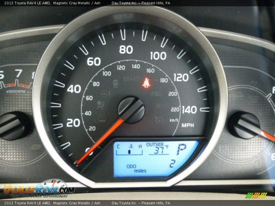 2013 Toyota RAV4 LE AWD Magnetic Gray Metallic / Ash Photo #20