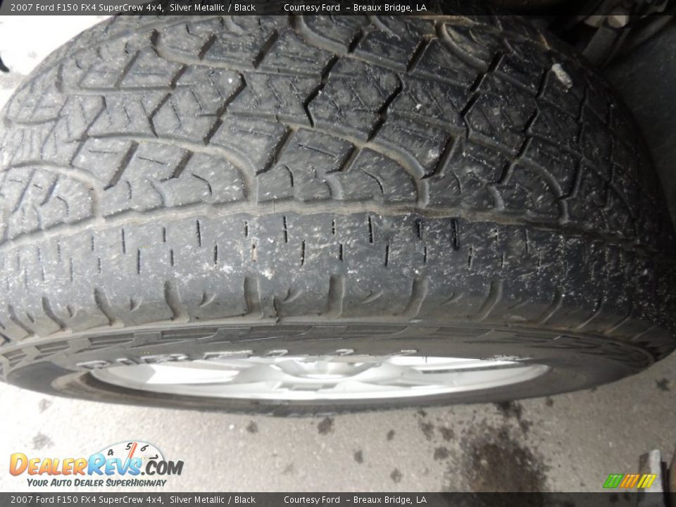 2007 Ford F150 FX4 SuperCrew 4x4 Silver Metallic / Black Photo #23
