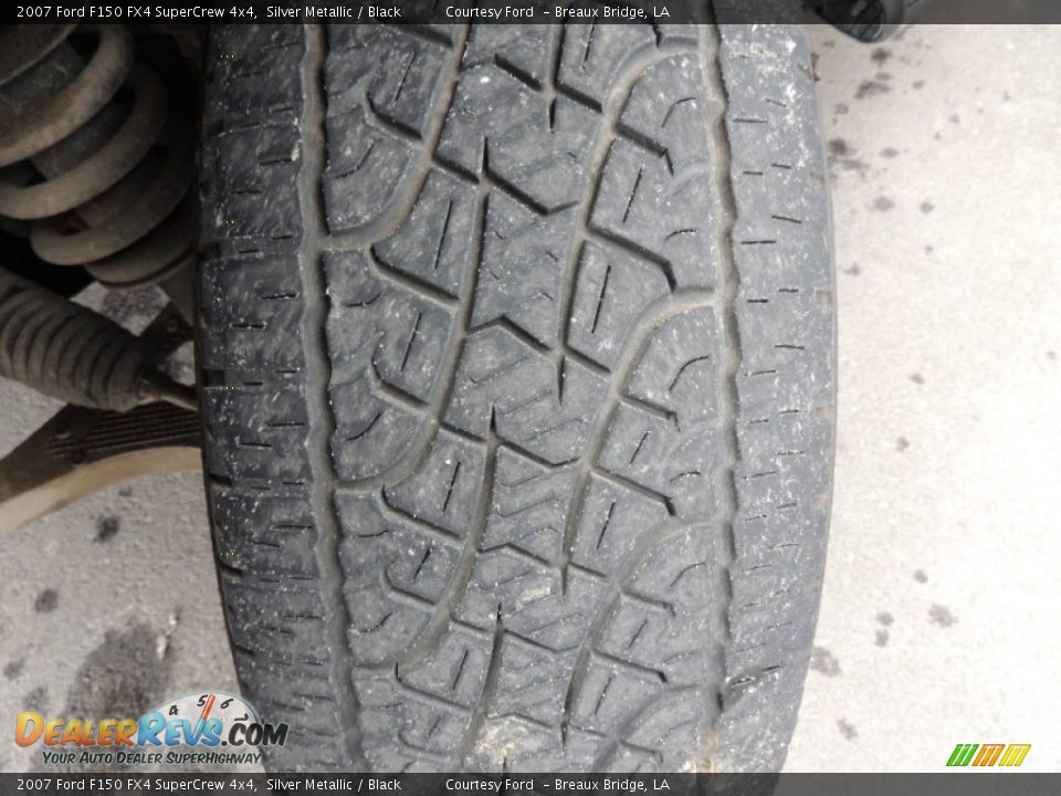2007 Ford F150 FX4 SuperCrew 4x4 Silver Metallic / Black Photo #24