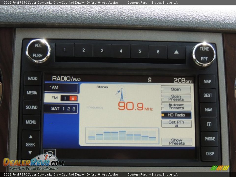 2012 Ford F350 Super Duty Lariat Crew Cab 4x4 Dually Oxford White / Adobe Photo #19