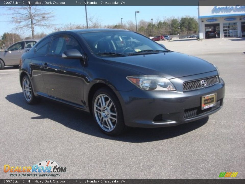 2007 Scion tC Flint Mica / Dark Charcoal Photo #7