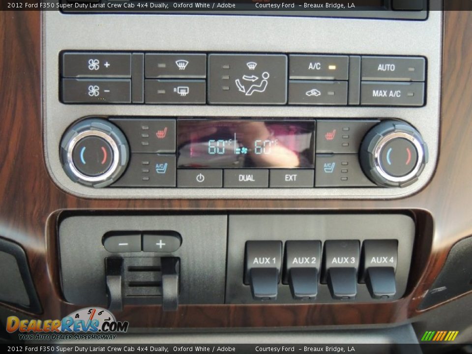 2012 Ford F350 Super Duty Lariat Crew Cab 4x4 Dually Oxford White / Adobe Photo #22