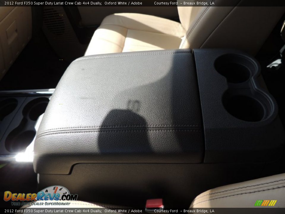 2012 Ford F350 Super Duty Lariat Crew Cab 4x4 Dually Oxford White / Adobe Photo #24