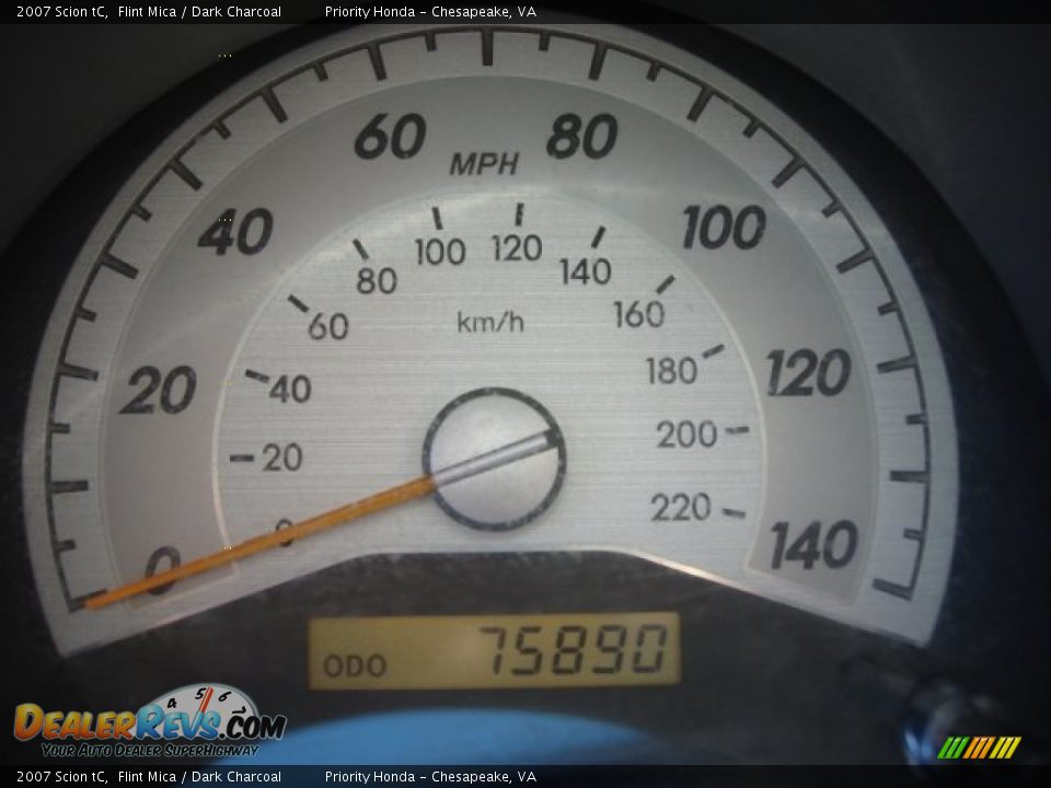 2007 Scion tC Flint Mica / Dark Charcoal Photo #17