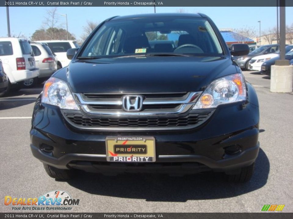 2011 Honda CR-V LX Crystal Black Pearl / Gray Photo #9