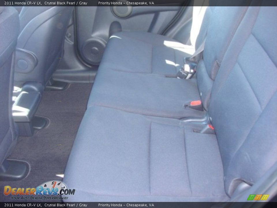 2011 Honda CR-V LX Crystal Black Pearl / Gray Photo #11