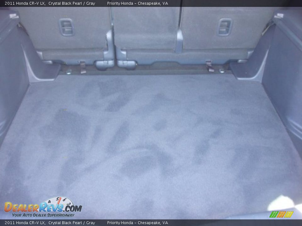 2011 Honda CR-V LX Crystal Black Pearl / Gray Photo #12