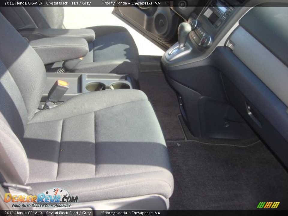 2011 Honda CR-V LX Crystal Black Pearl / Gray Photo #14