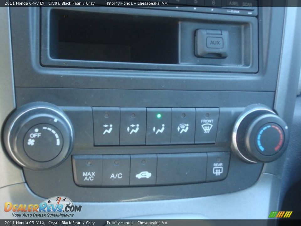 2011 Honda CR-V LX Crystal Black Pearl / Gray Photo #18