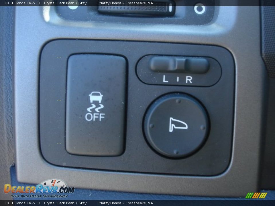 2011 Honda CR-V LX Crystal Black Pearl / Gray Photo #22