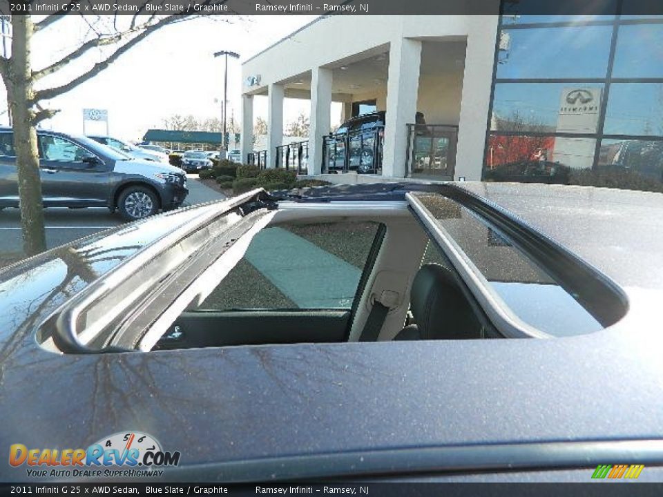 2011 Infiniti G 25 x AWD Sedan Blue Slate / Graphite Photo #3