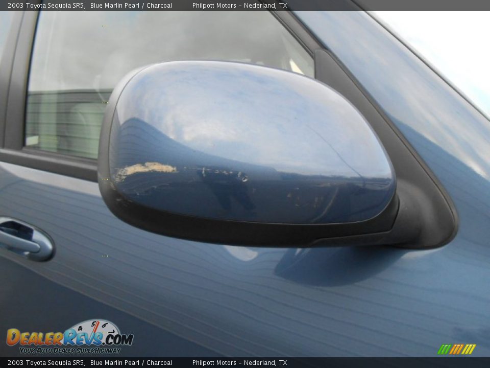 2003 Toyota Sequoia SR5 Blue Marlin Pearl / Charcoal Photo #16