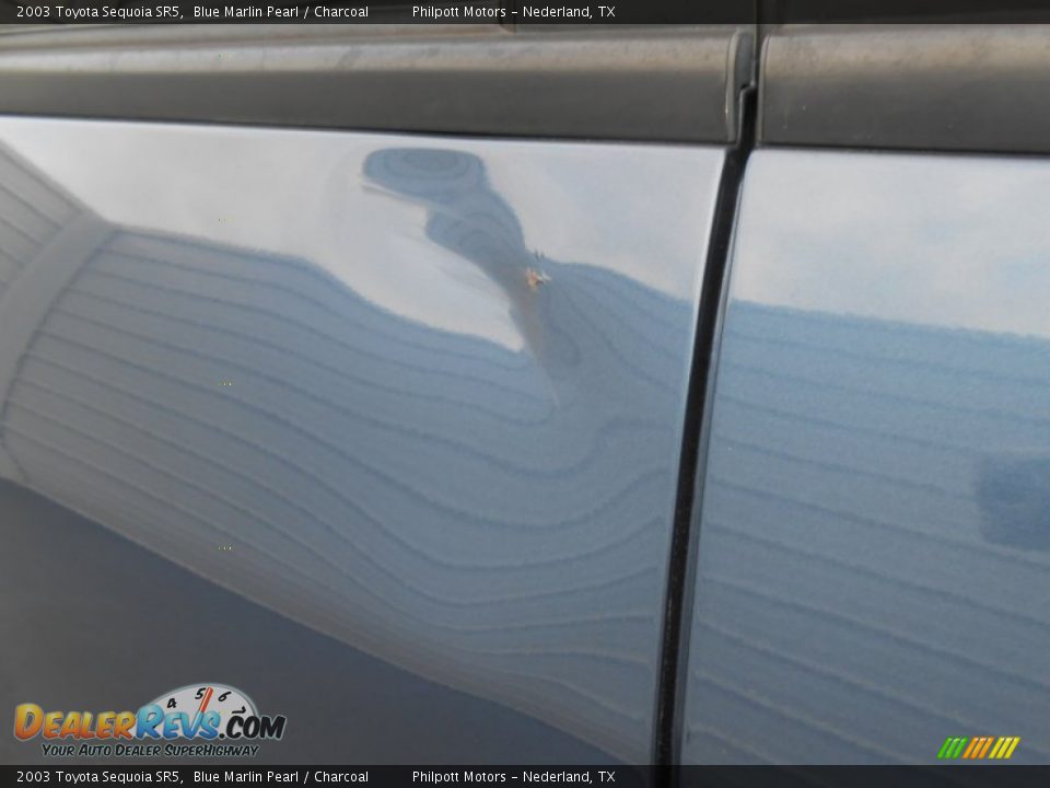 2003 Toyota Sequoia SR5 Blue Marlin Pearl / Charcoal Photo #17