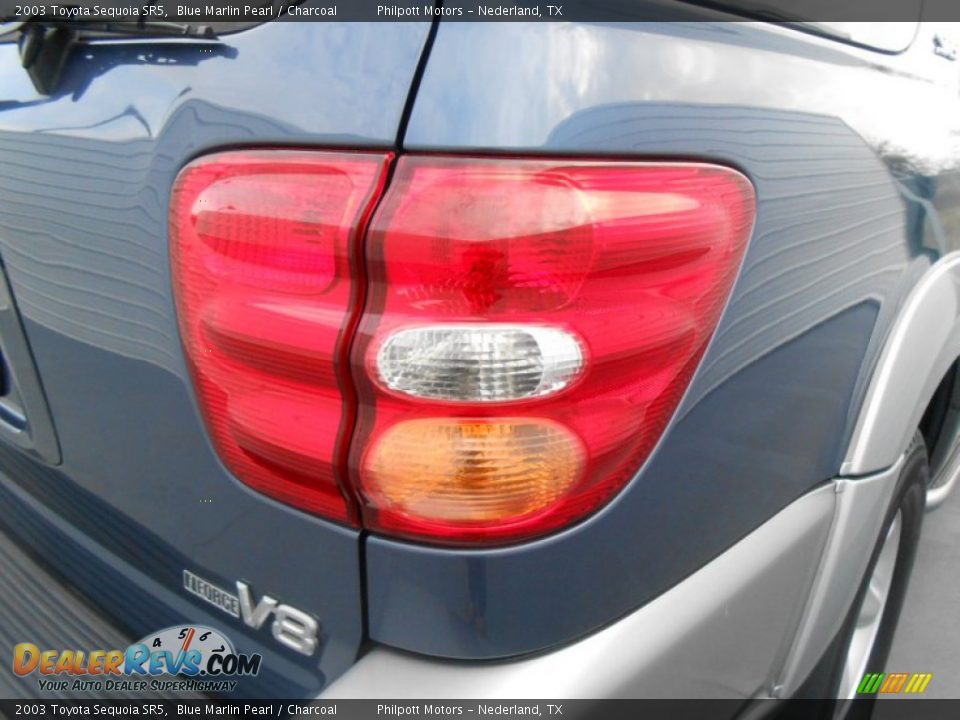 2003 Toyota Sequoia SR5 Blue Marlin Pearl / Charcoal Photo #19