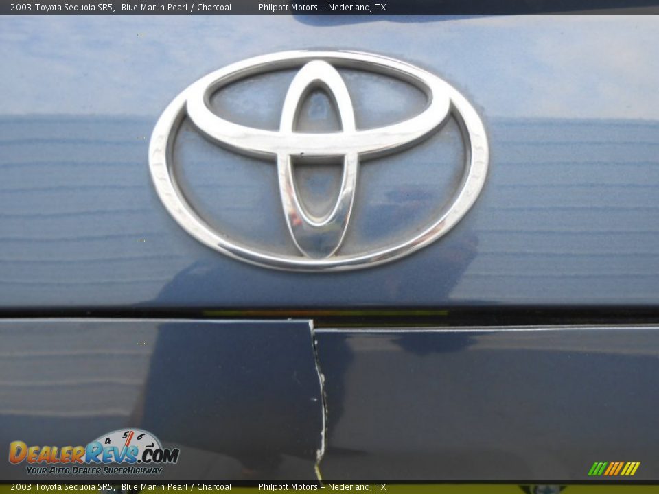 2003 Toyota Sequoia SR5 Blue Marlin Pearl / Charcoal Photo #22