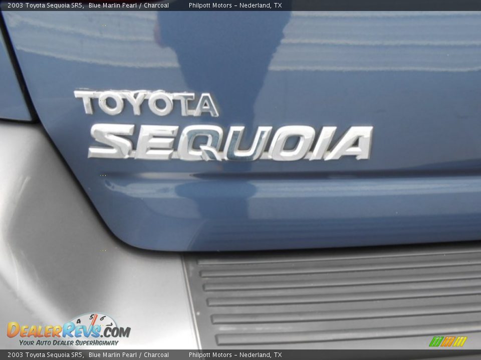 2003 Toyota Sequoia SR5 Blue Marlin Pearl / Charcoal Photo #23