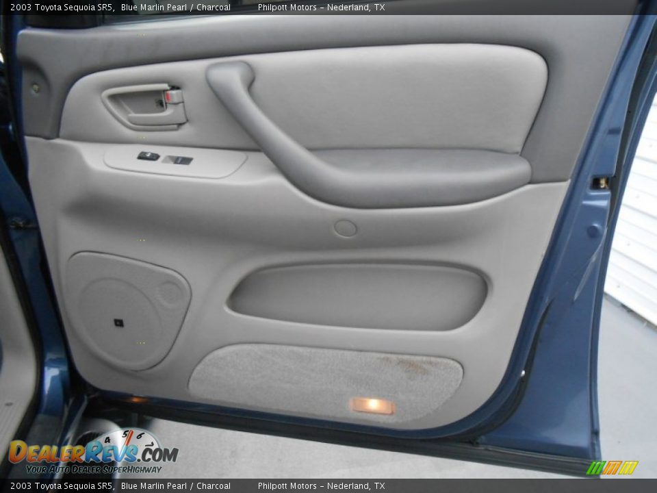 2003 Toyota Sequoia SR5 Blue Marlin Pearl / Charcoal Photo #26