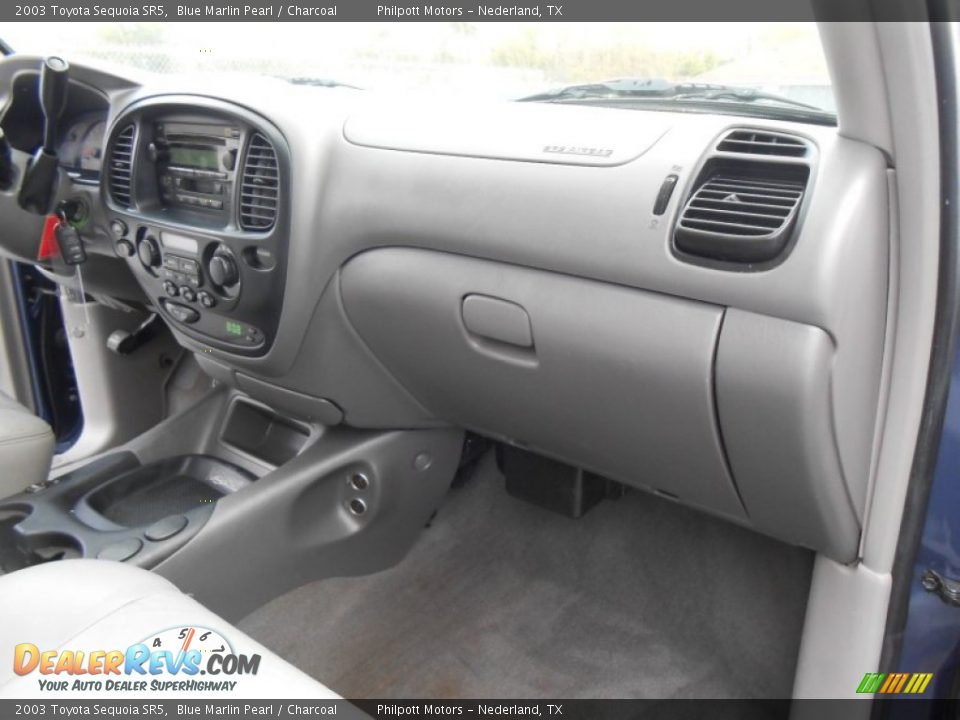 2003 Toyota Sequoia SR5 Blue Marlin Pearl / Charcoal Photo #27