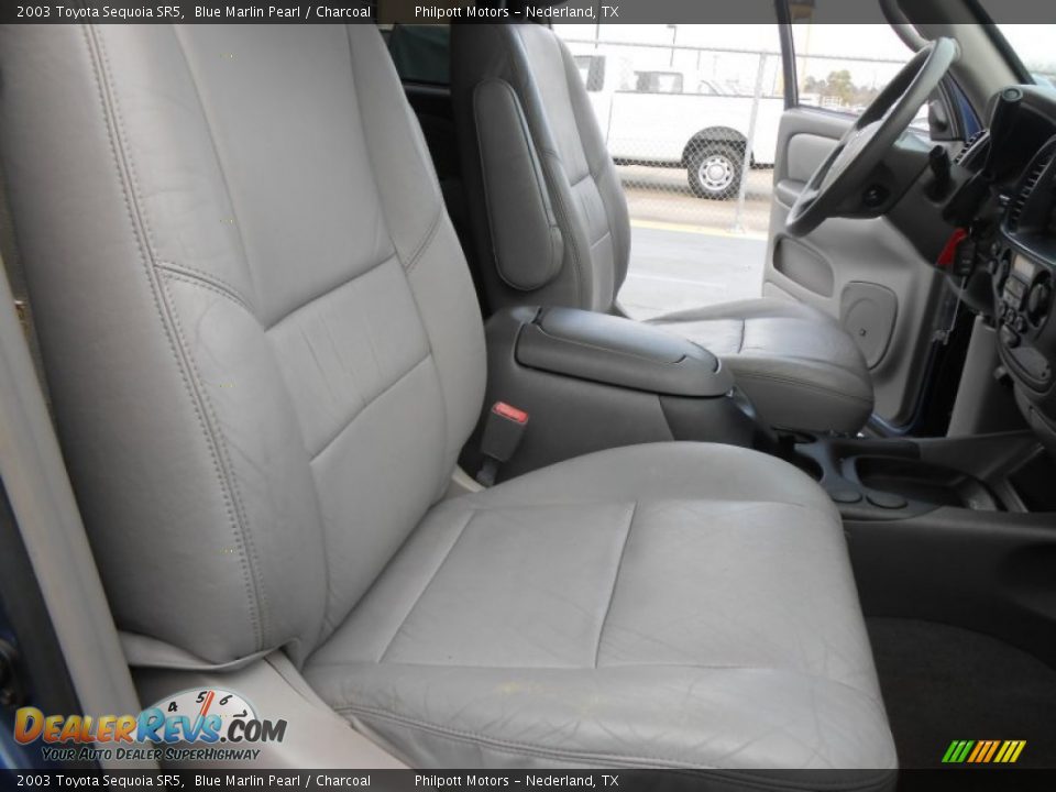 2003 Toyota Sequoia SR5 Blue Marlin Pearl / Charcoal Photo #28