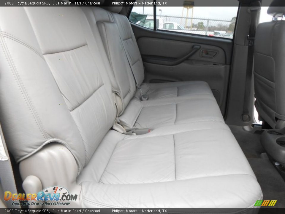 2003 Toyota Sequoia SR5 Blue Marlin Pearl / Charcoal Photo #30
