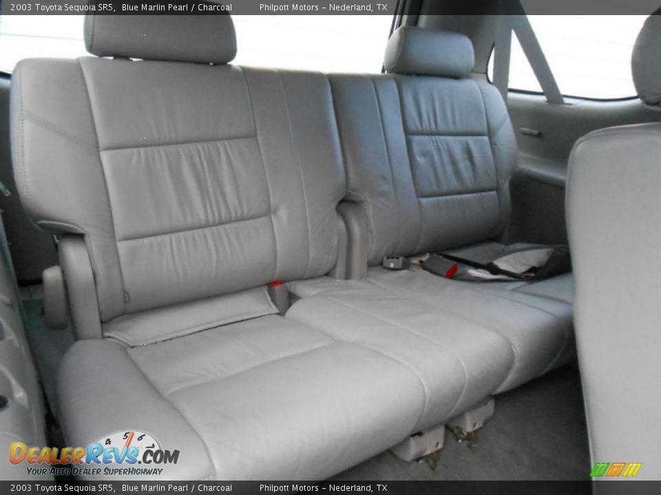2003 Toyota Sequoia SR5 Blue Marlin Pearl / Charcoal Photo #31
