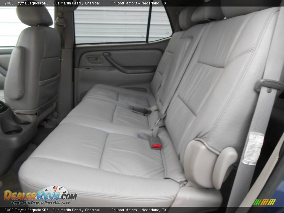 2003 Toyota Sequoia SR5 Blue Marlin Pearl / Charcoal Photo #33