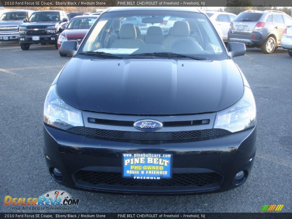 2010 Ford Focus SE Coupe Ebony Black / Medium Stone Photo #2