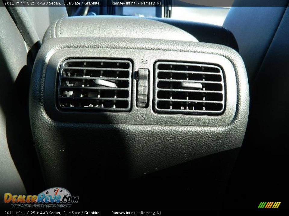2011 Infiniti G 25 x AWD Sedan Blue Slate / Graphite Photo #13