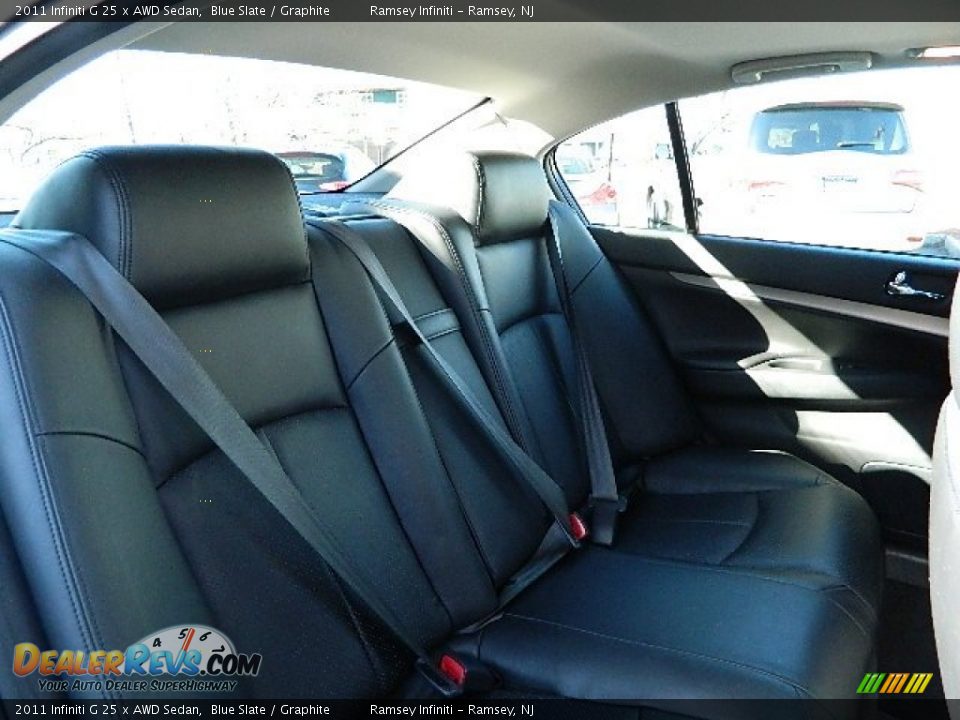 2011 Infiniti G 25 x AWD Sedan Blue Slate / Graphite Photo #15
