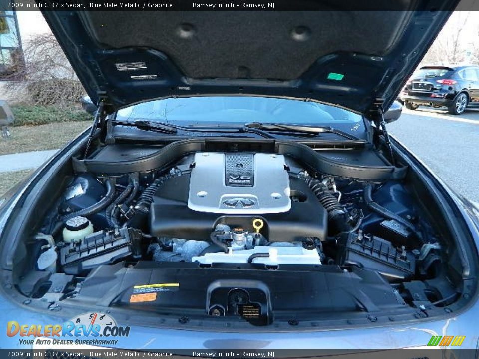 2009 Infiniti G 37 x Sedan Blue Slate Metallic / Graphite Photo #9
