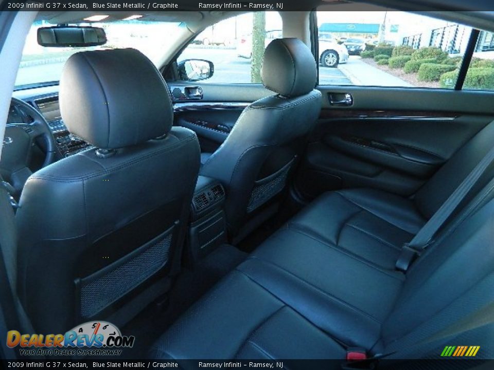 2009 Infiniti G 37 x Sedan Blue Slate Metallic / Graphite Photo #11