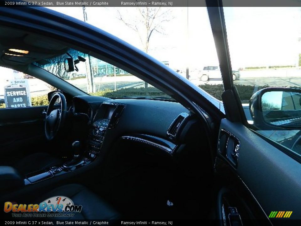 2009 Infiniti G 37 x Sedan Blue Slate Metallic / Graphite Photo #14