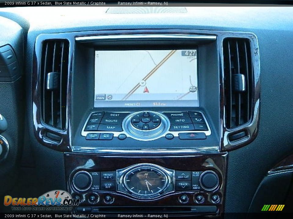 2009 Infiniti G 37 x Sedan Blue Slate Metallic / Graphite Photo #18