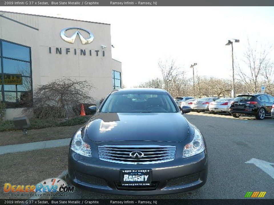 2009 Infiniti G 37 x Sedan Blue Slate Metallic / Graphite Photo #1