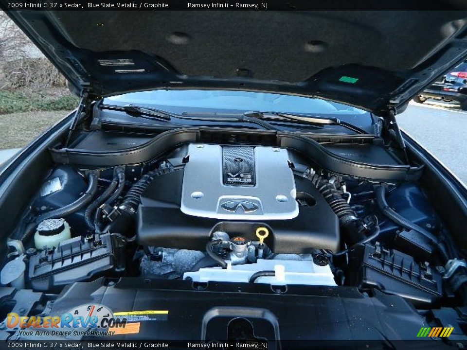 2009 Infiniti G 37 x Sedan Blue Slate Metallic / Graphite Photo #9