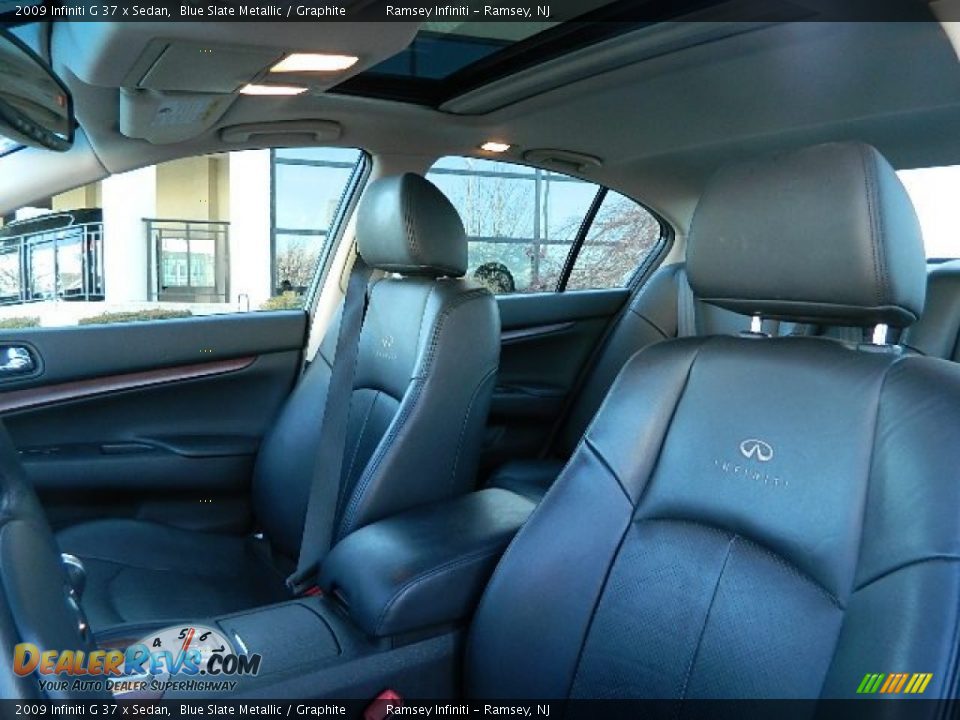 2009 Infiniti G 37 x Sedan Blue Slate Metallic / Graphite Photo #11