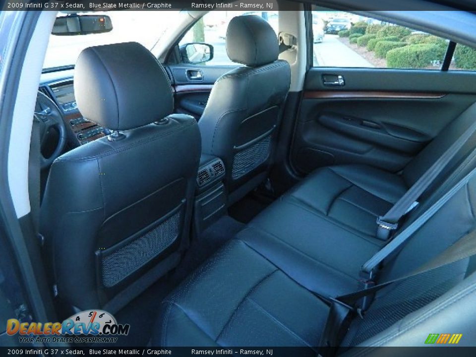 2009 Infiniti G 37 x Sedan Blue Slate Metallic / Graphite Photo #12